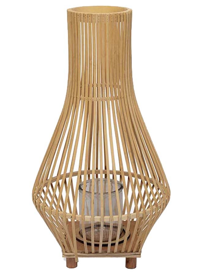 Bamboo Lantern, Natural - 55 cm