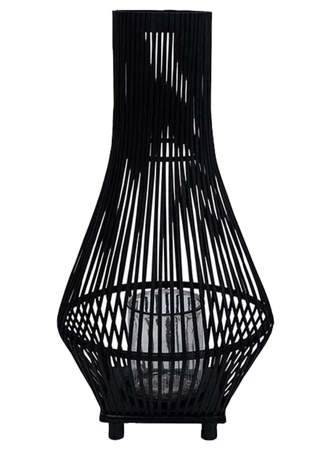 Bamboo Lantern, Black - 67 cm