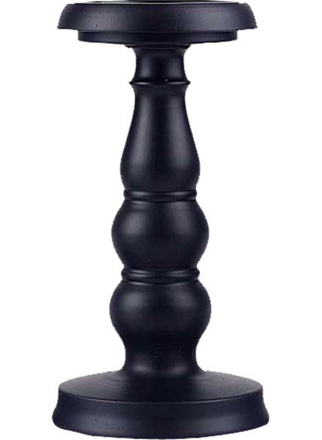 Metal Candlestick Holder Black 21.00x11.00x11.00cm