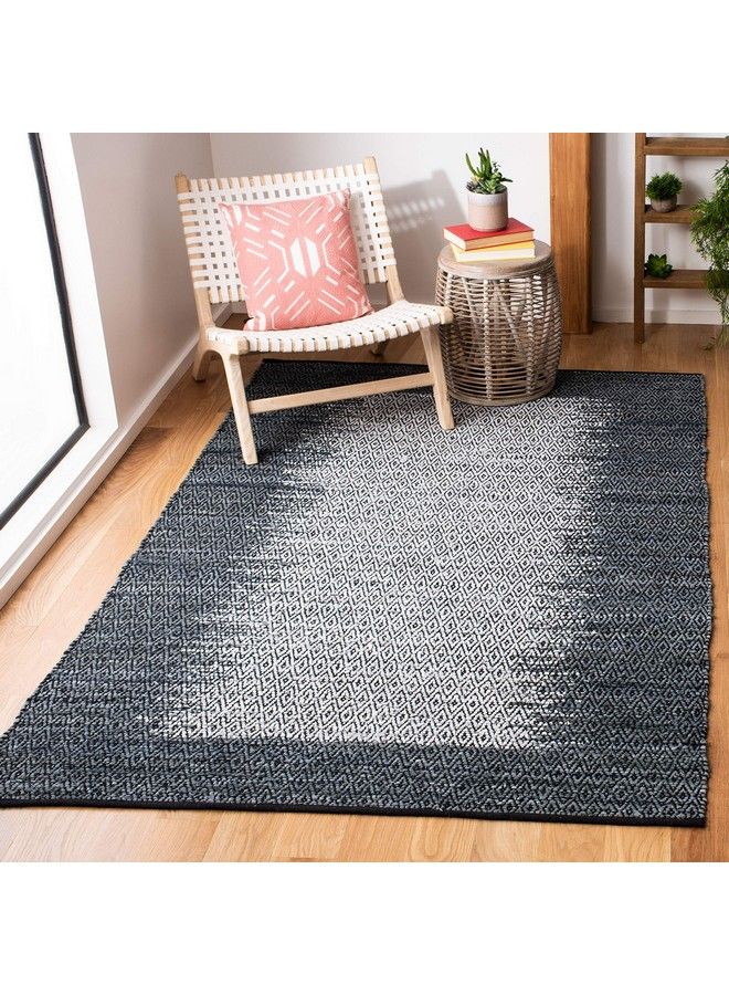 Vintage Leather Collection Accent Rug 3' X 5' Light Grey & Charcoal Handmade Modern Leather Ideal For High Traffic Areas In Entryway Living Room Bedroom (Vtl387B)