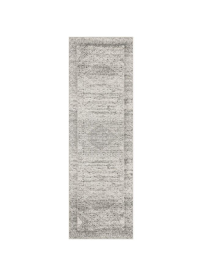 Abstract Tribal Machine Washable Runner Rug 2' 6