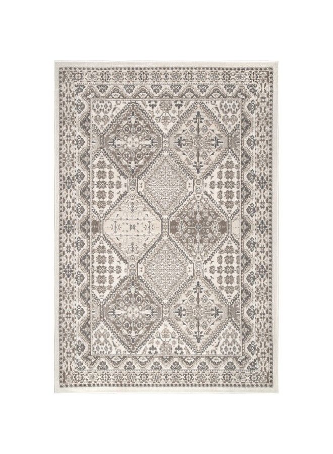 Becca Traditional Tiled Area Rug 3' X 5' Beige