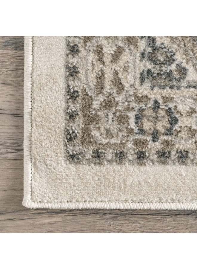 Becca Traditional Tiled Area Rug 3' X 5' Beige