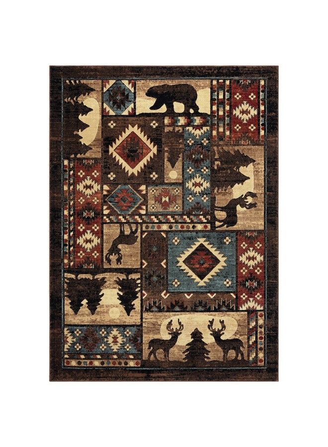 Buffalo Bear Area Rug 1'10