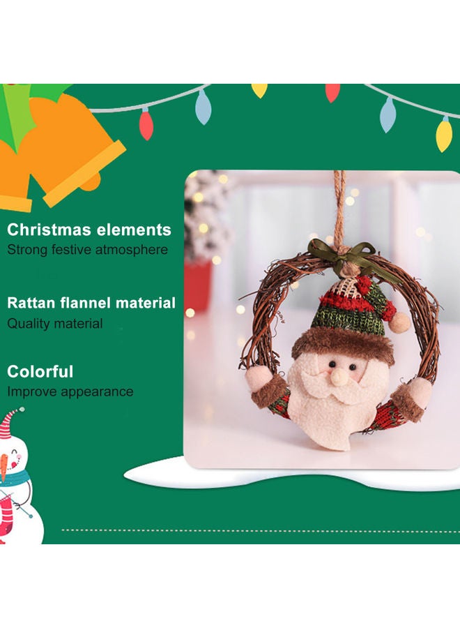 Themed Ornament Beige/Brown/Red