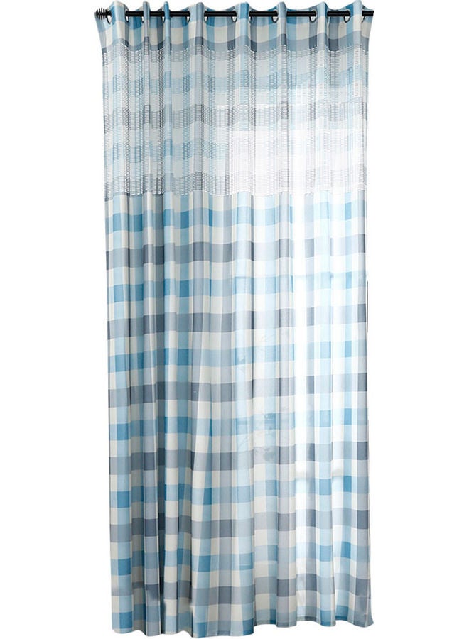 Striped Curtain Living Room Window Balcony Bedroom Divider Drape Home Decoration Blue/White