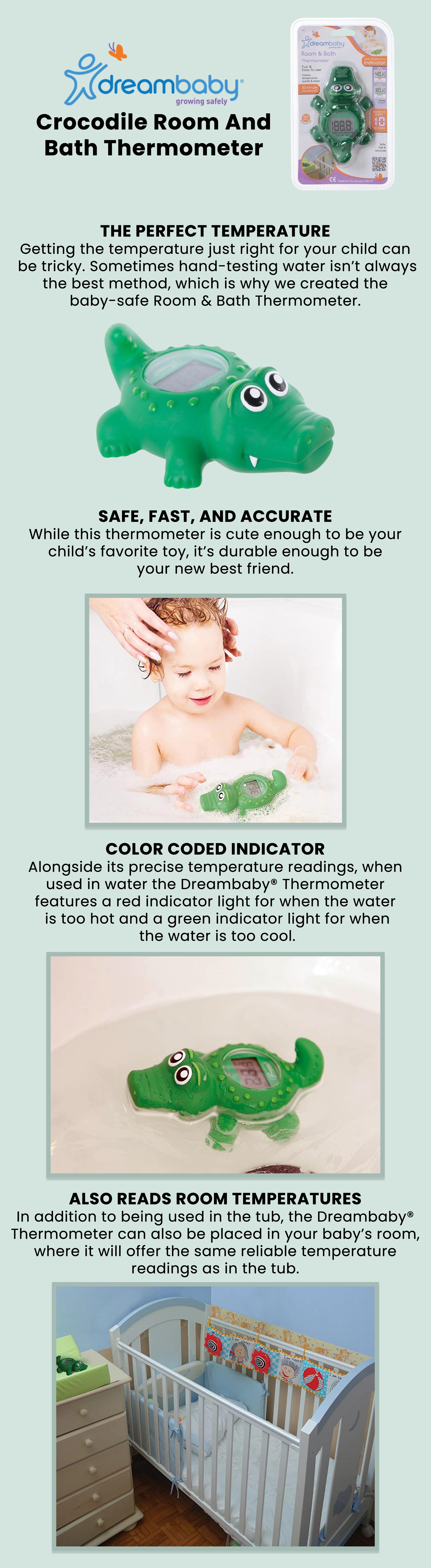 Crocodile Room And Bath Thermometer