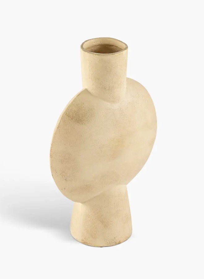 Vase CRM/YLW 21.3x10.3x32.5cm