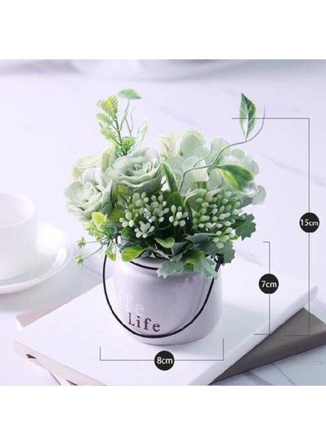 Decorative Flower Vase White