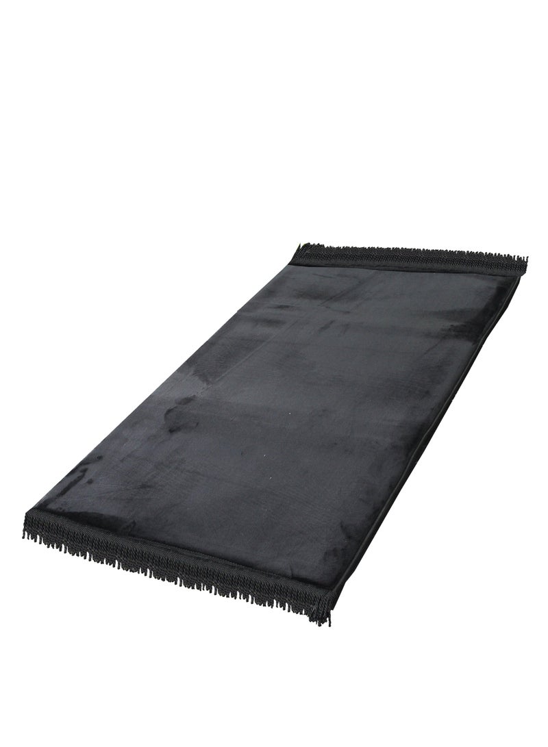 Comfortable prayer mat with extra foam layer black