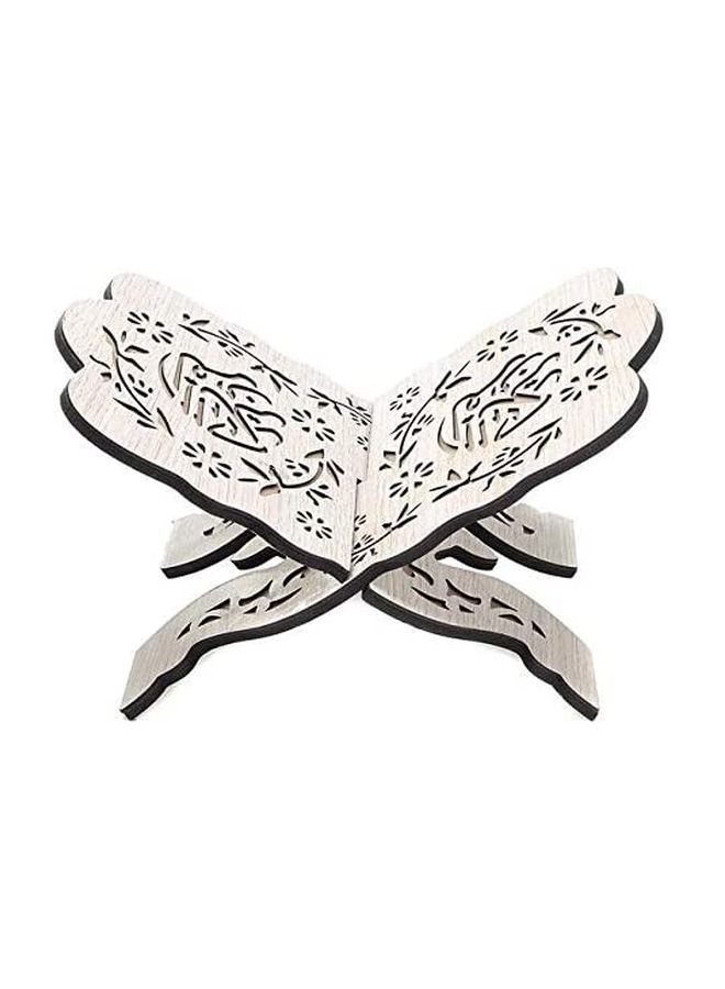 Wooden Quran Holder White 19 x 29.5 0.5cm