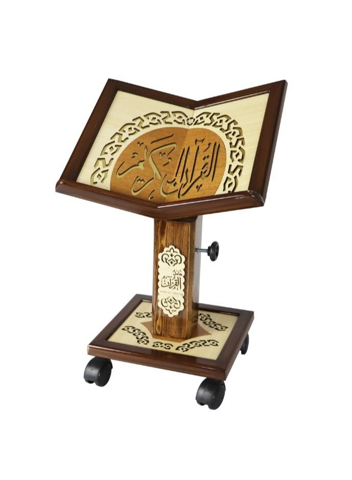 Damascus wooden Quran stand