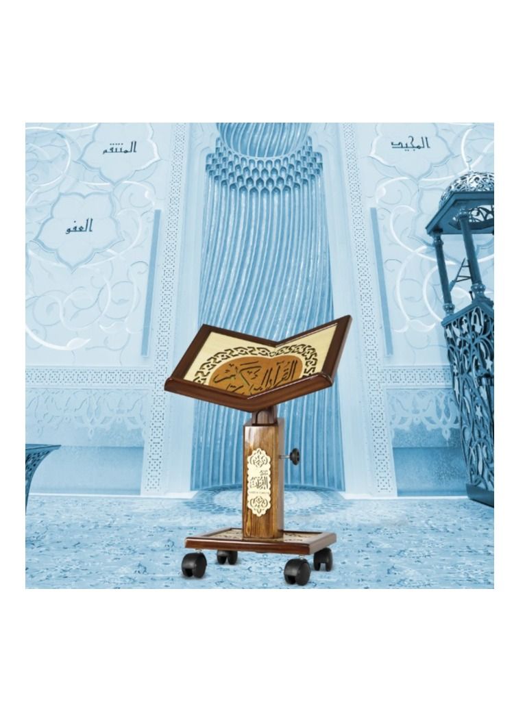 Damascus wooden Quran stand