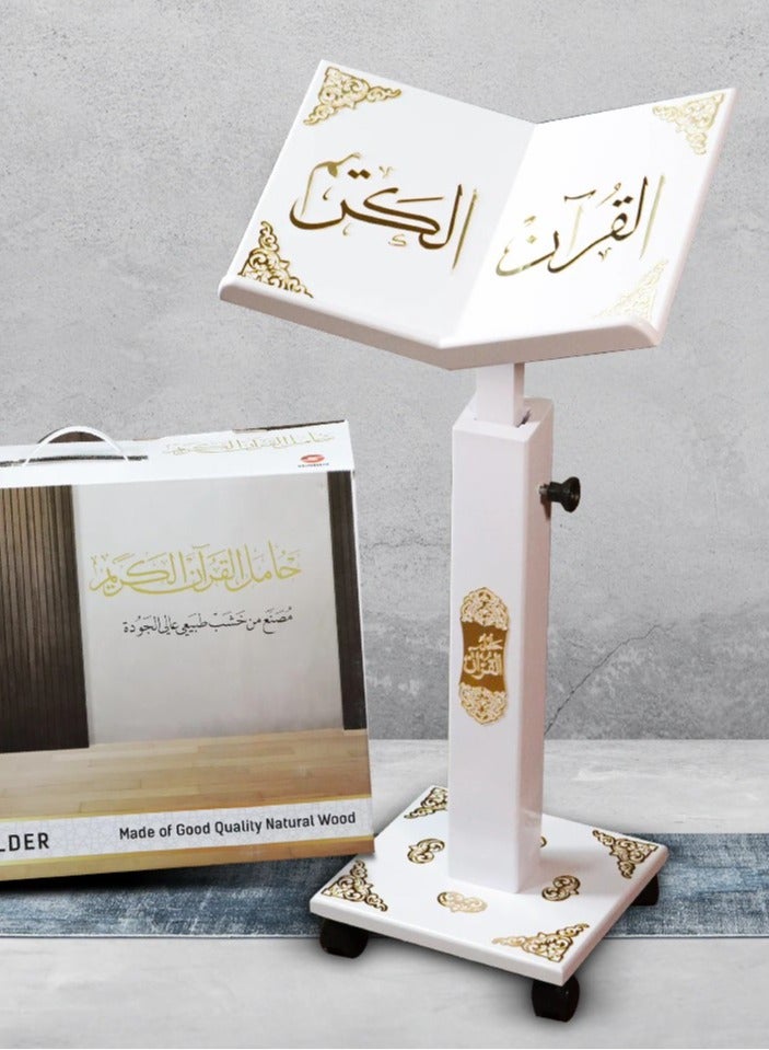 Quran stand decorated with Turkish mosaics