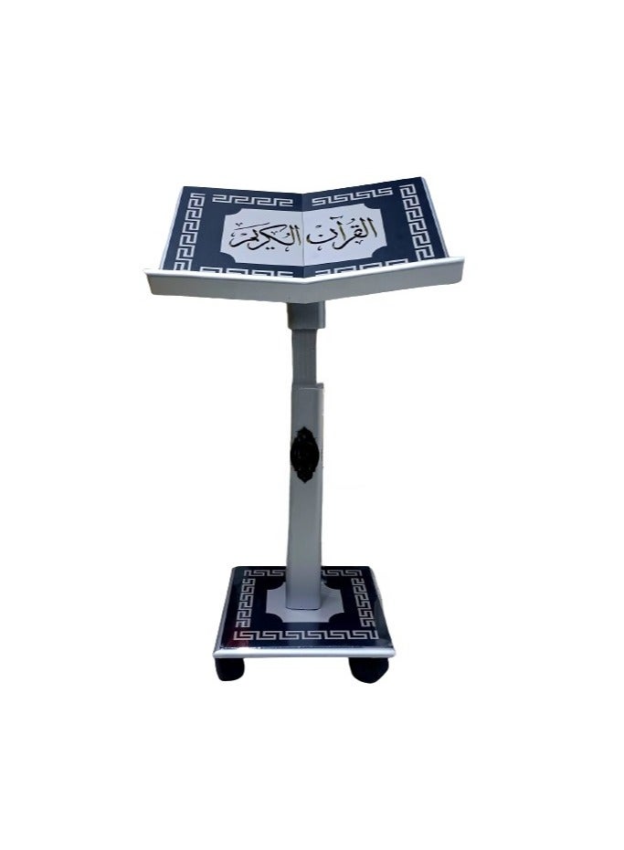 Handmade Turkish Quran holder, silver color