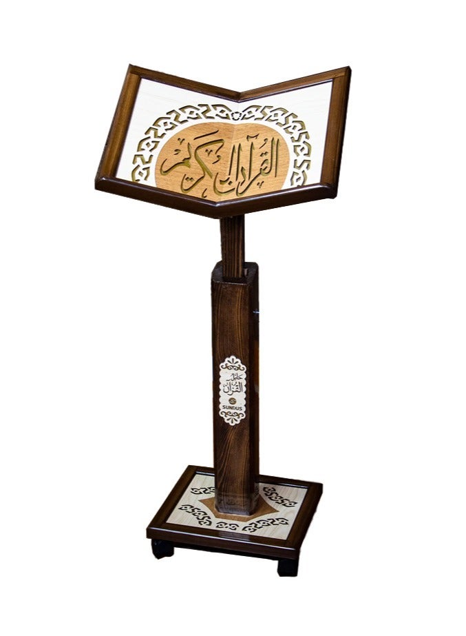 The most distinctive wooden Quran stand made of high-quality natural wood with beautiful engravings