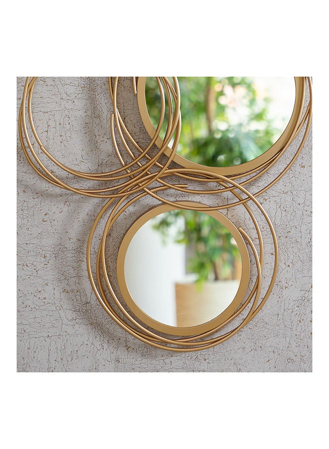 Nova, Mirror In Metal Gold Frame