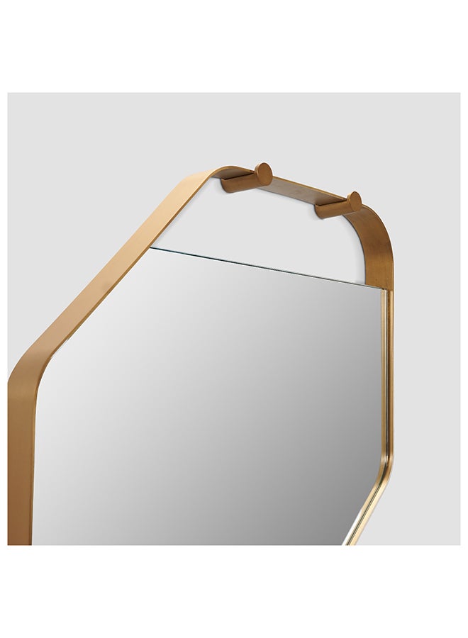 Damiano Mirror, Stainless Steel Frame