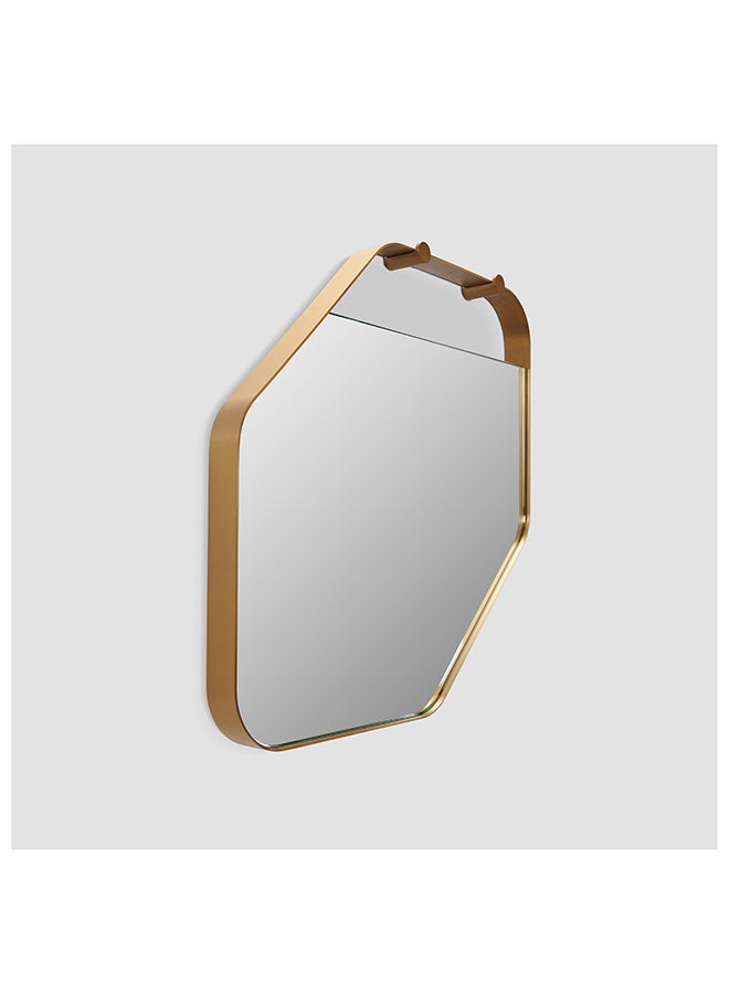 Damiano Mirror, Stainless Steel Frame