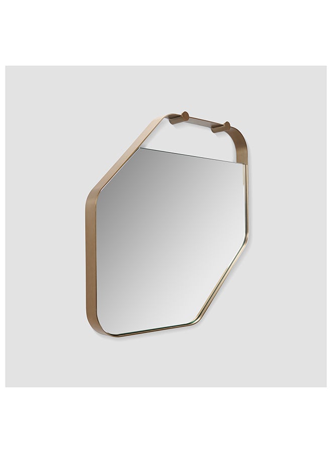 Damiano Mirror, Stainless Steel Frame