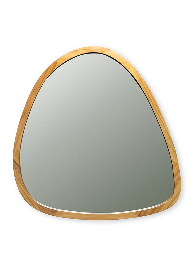 Crupp Wall Mirror, Brown - 66x69cm