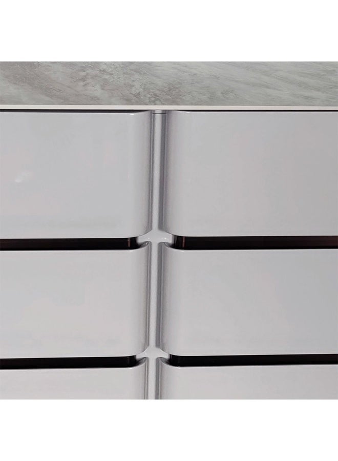 Santelmo Dresser with Mirror - HG Light Grey