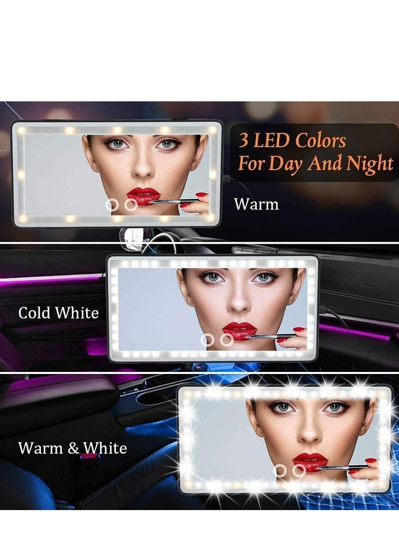 LED Light Mirror for Car Vanity Mirror