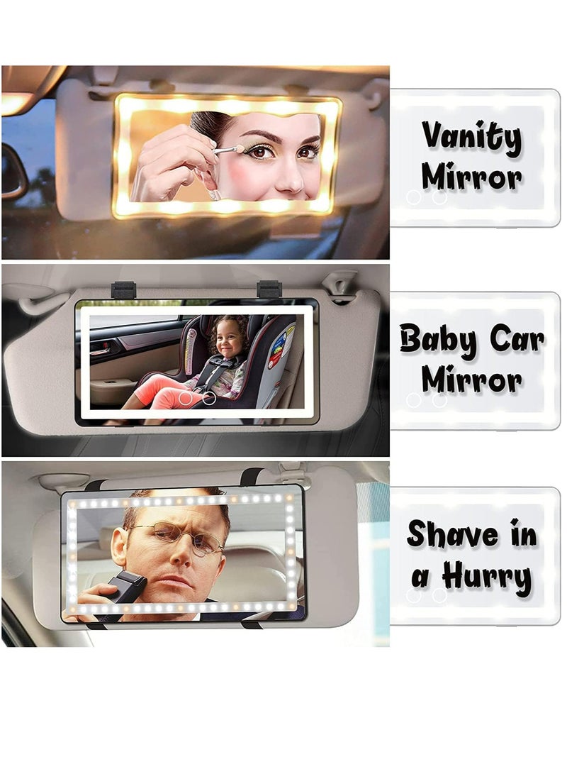 LED Light Mirror for Car Vanity Mirror