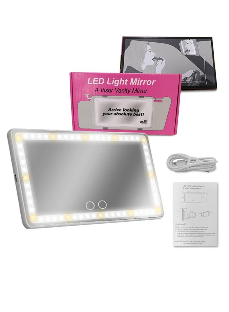 LED Light Mirror for Car Vanity Mirror