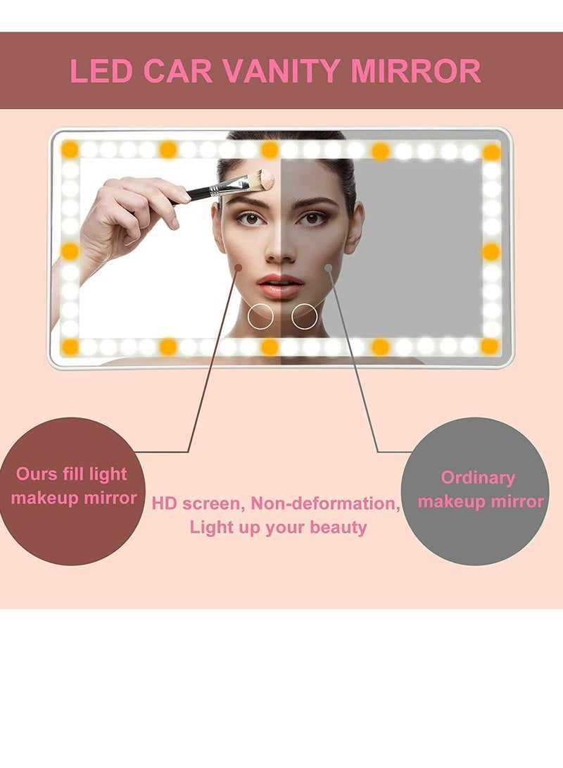 LED Light Mirror for Car Vanity Mirror