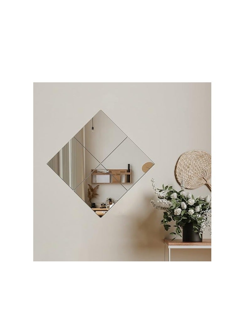 Wall Mirror, Designed with Polish Edges with 4mm Thickness with Easy- Fit for Superior Quality Décor (30x30 cm )