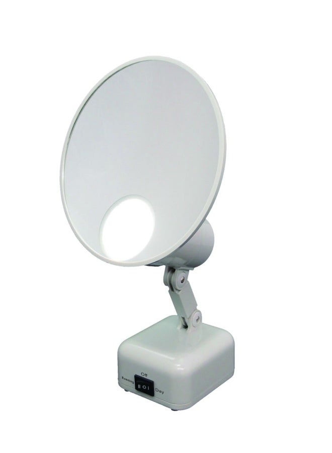 Atuio 15X Supervision Magnifying Mirror Light Dove White