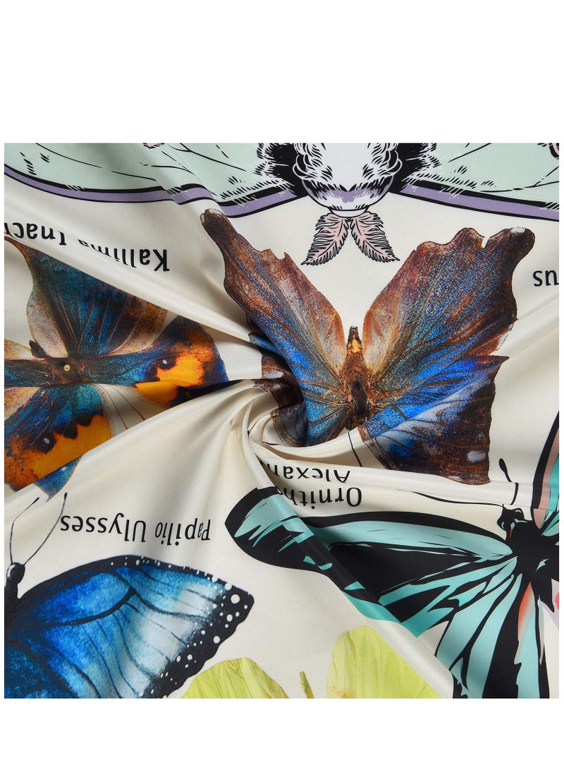 Butterfly Tapestry Vintage Beige Tapestries Aesthetic Tapestry Chart Tapestry Wall Hanging for Room