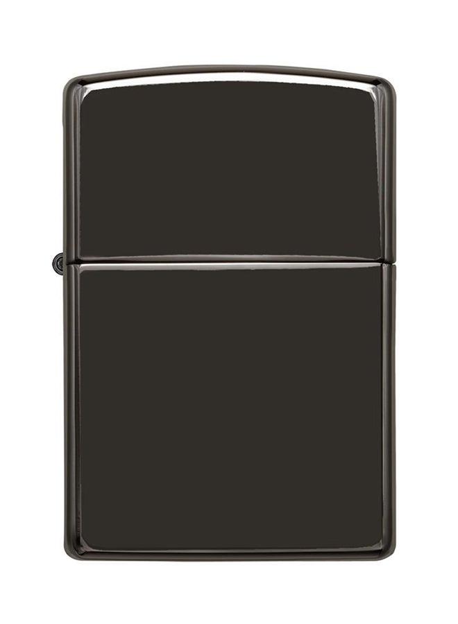 High Polish Gas Lighter Black