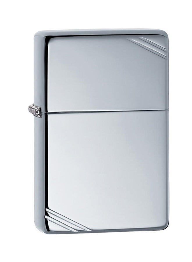 Windproof Gas Lighter Chrome