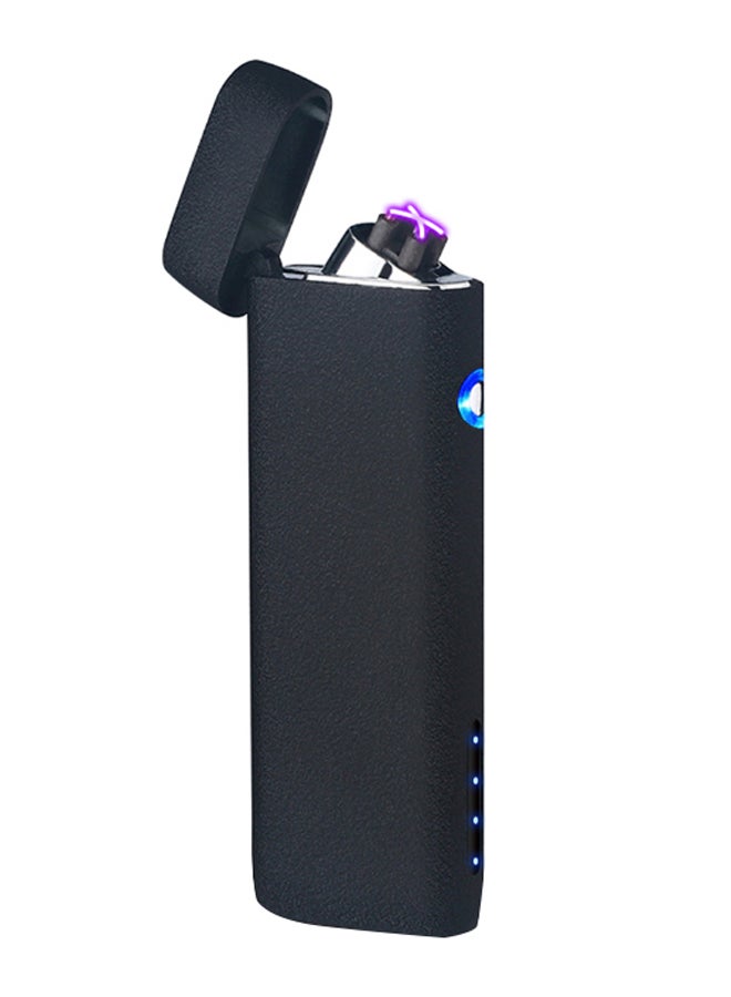 USB Fingerprint Sensor Electrical Lighter Matte Black