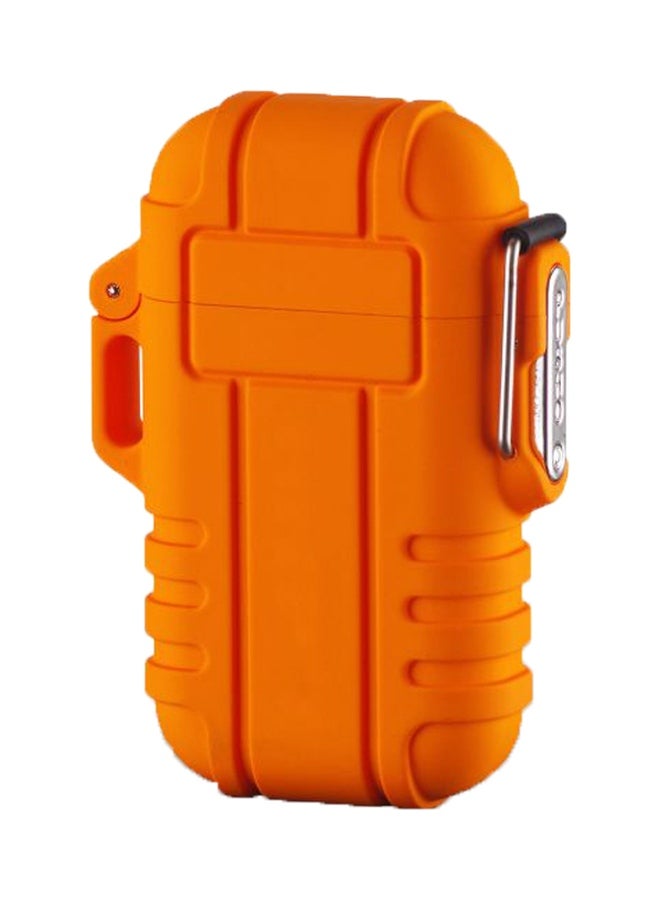 Waterproof Rechargeable Electric Lighter Orange