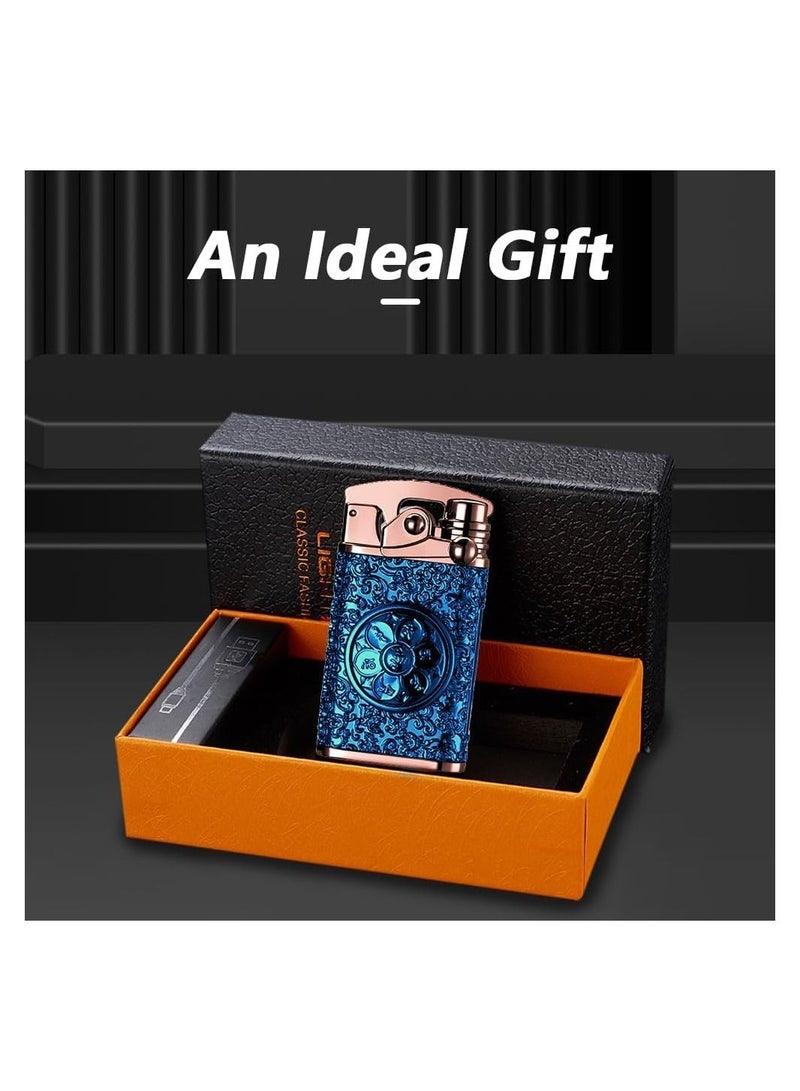 Electric Lighter Rechargeable USB Lighter Windproof Double Arc Plasma Lighter with Battery Indicator Lighter Cool Lighter for Candle, Incense, Adventure