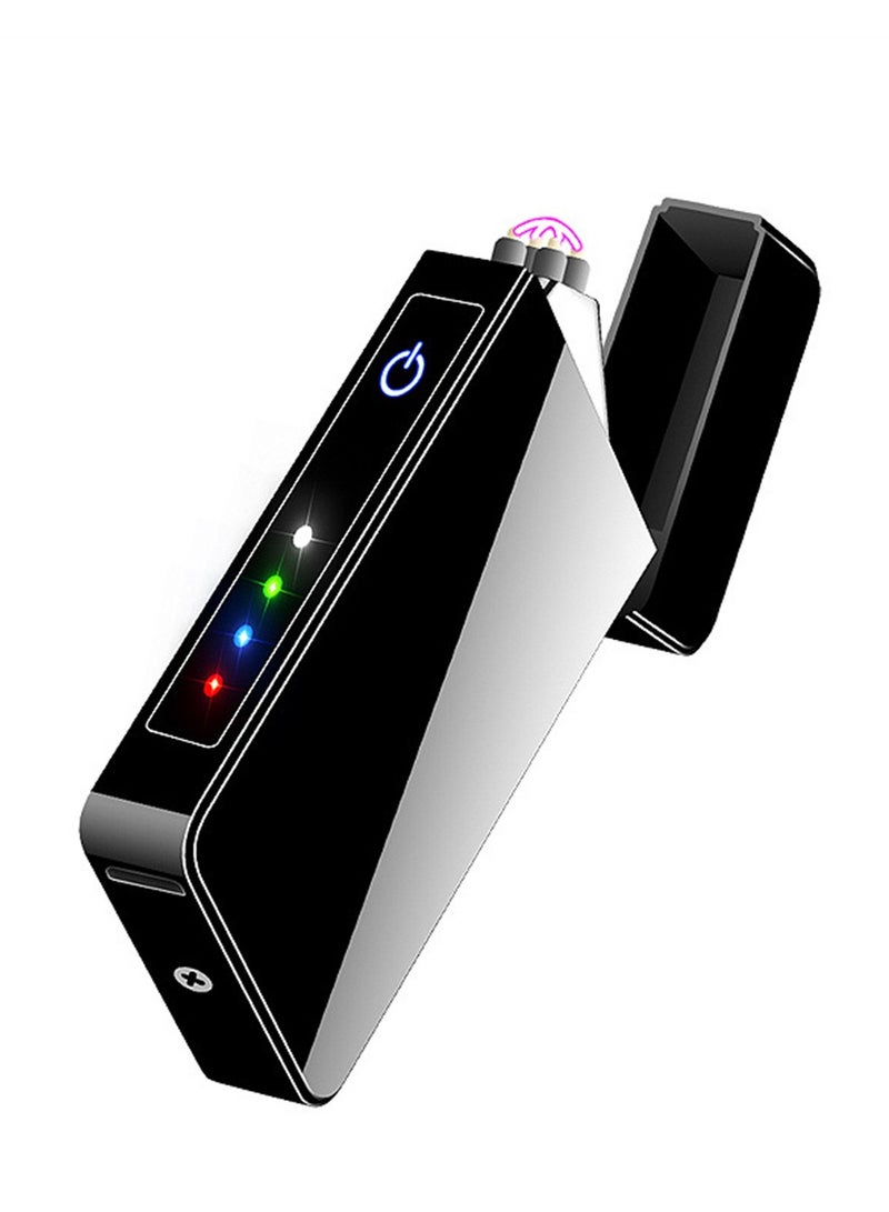 Dual arc touch screen windproof lighter rechargeable creative personalized USB rechargeable lighter