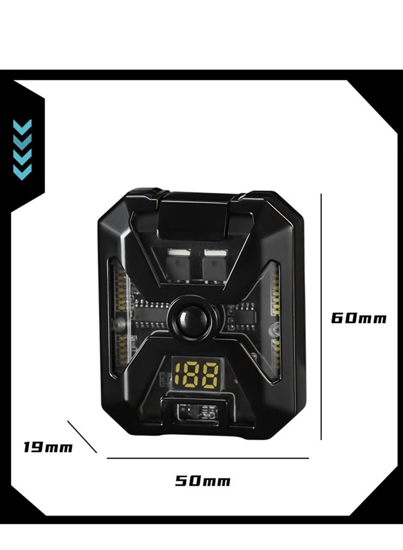 Mecha Wind Dual Arc Rechargeable Lighter Outdoor Strong Lighting Windproof Electronic Lighter