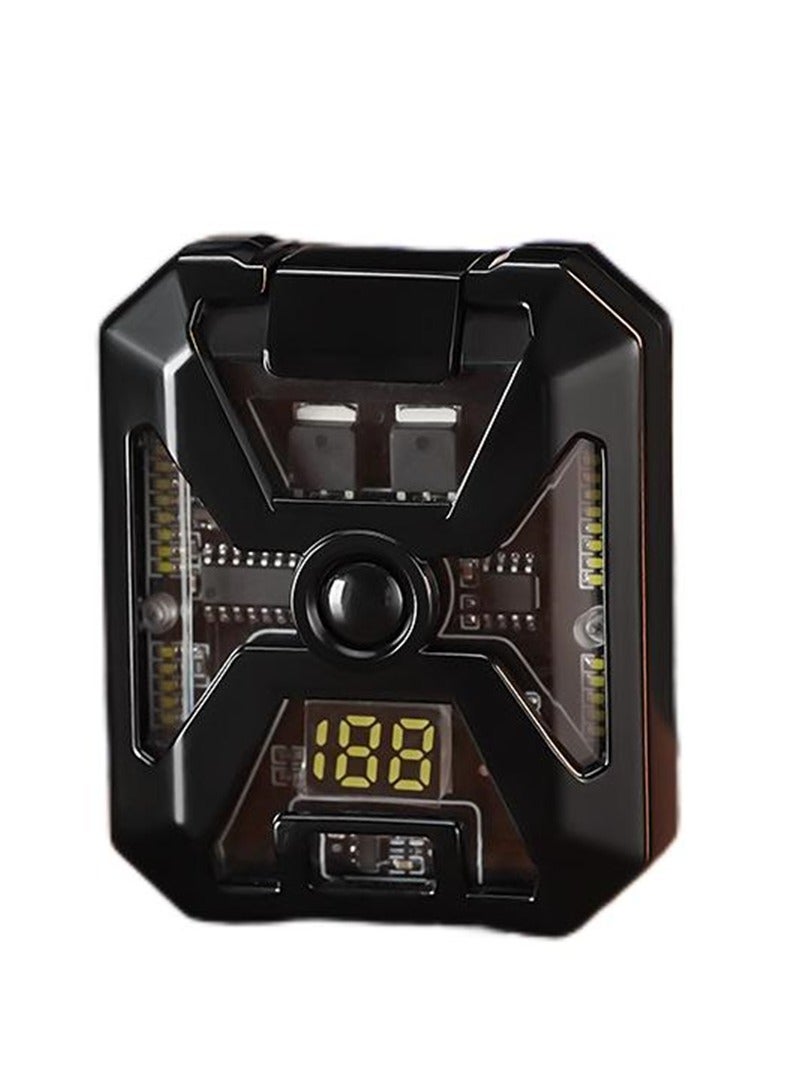 Mecha Wind Dual Arc Rechargeable Lighter Outdoor Strong Lighting Windproof Electronic Lighter