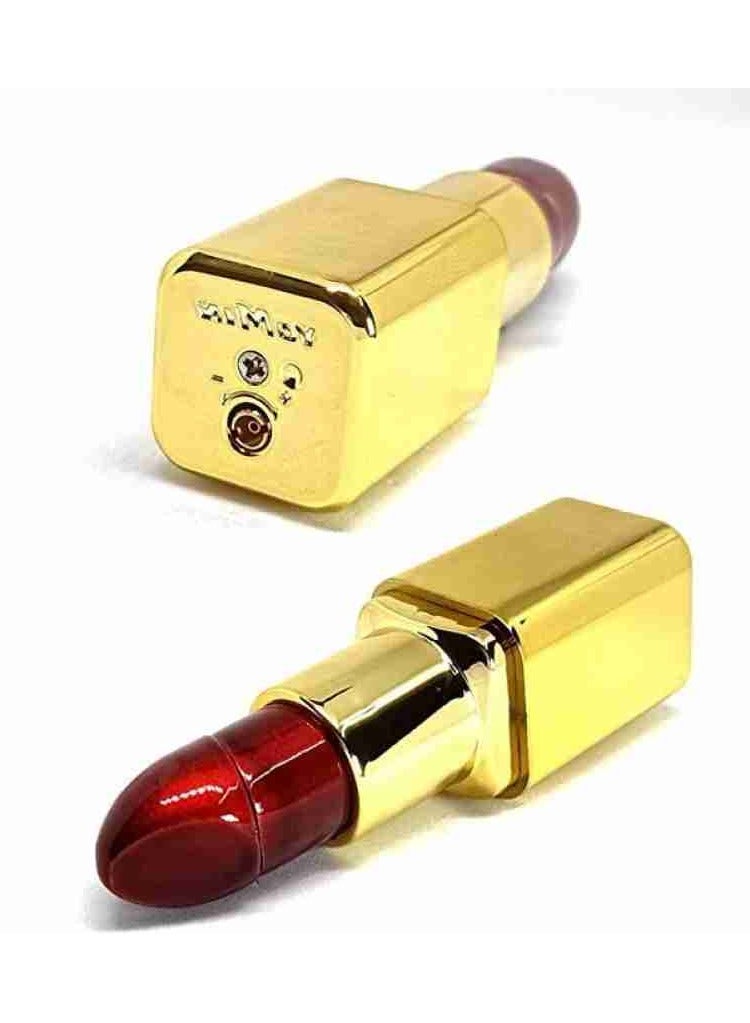 Lipstick Shaped Lighter | Portable Refillable Butane Lighter | Discreet and Stylish Flame Lighter | Perfect for Women | Ideal for Candles, Smoking, and Outdoor Use