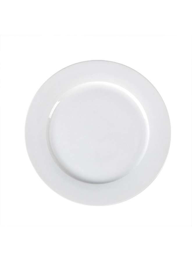 Ivory Porcelain Flat Plate 23.5 cm