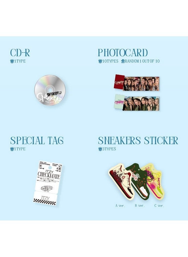 Itzy Checkmate Special Edition Album+Extra Message Photocards Set (A Ver.) (Jypk1428)