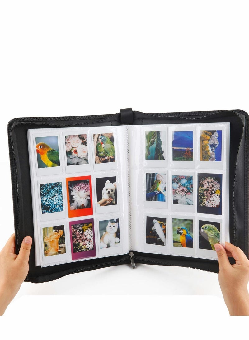 540 Pockets Photo Album for Fujifilm Instax Mini 11 90 70 9 8+ 8 LiPlay Instant Camera, Polaroid Snap SnapTouch PIC-300 Z2300 Kodak Smile Printomatic Print Camera (Black)