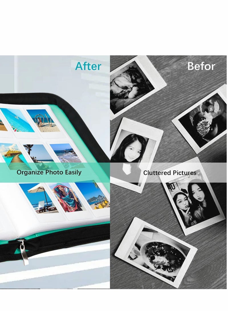 540 Pockets Photo Album for Fujifilm Instax Mini 11 90 70 9 8+ 8 LiPlay Instant Camera, Polaroid Snap SnapTouch PIC-300 Z2300 Kodak Smile Printomatic Print Camera (Black)