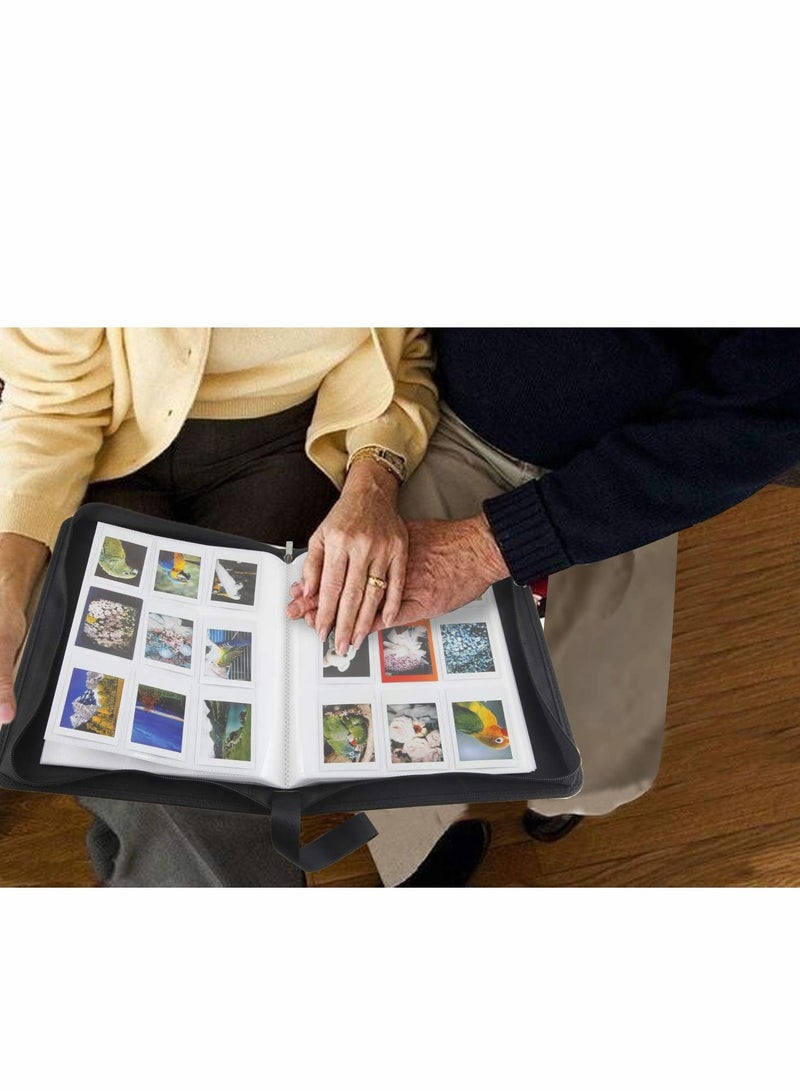 540 Pockets Photo Album for Fujifilm Instax Mini 11 90 70 9 8+ 8 LiPlay Instant Camera, Polaroid Snap SnapTouch PIC-300 Z2300 Kodak Smile Printomatic Print Camera (Black)