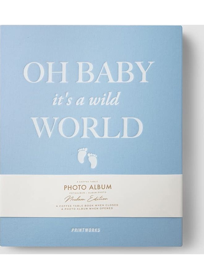 Coffee Table Photo Album Blue