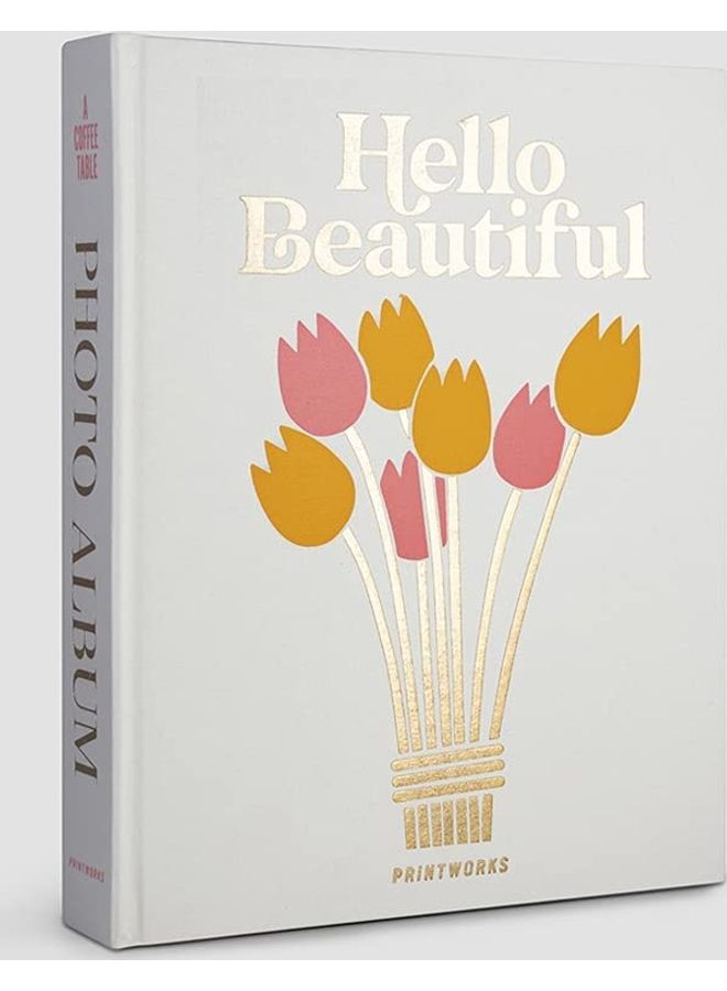 Hello Beautiful Coffee Table Photo Album Multicolour