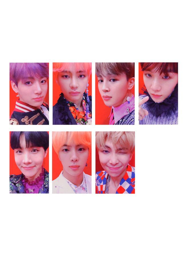 BTS Polaroid Album Photo Card Pink/Blue/Purple 8.6x5.4x5.4cm